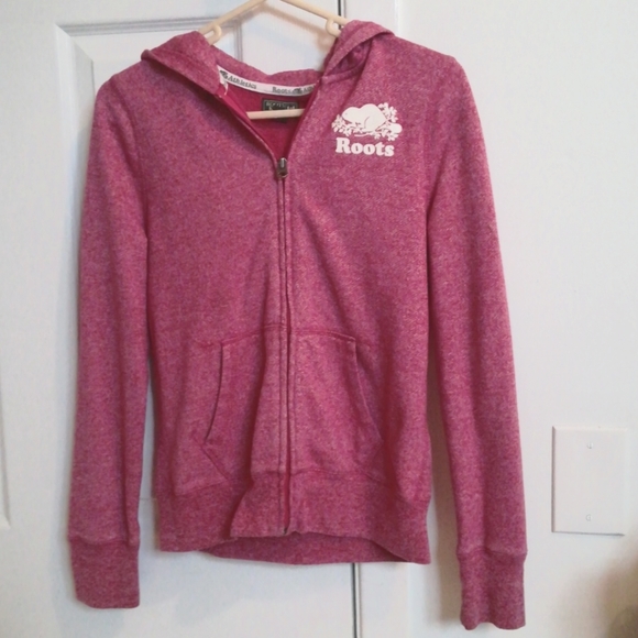 Roots Other - Roots Kids Zip Up Hoodie Pink